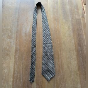 Men’s - 100% Silk Patterned Print Tie